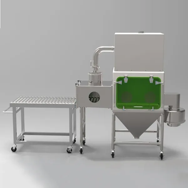 Изолятор для ручной растарки мешков